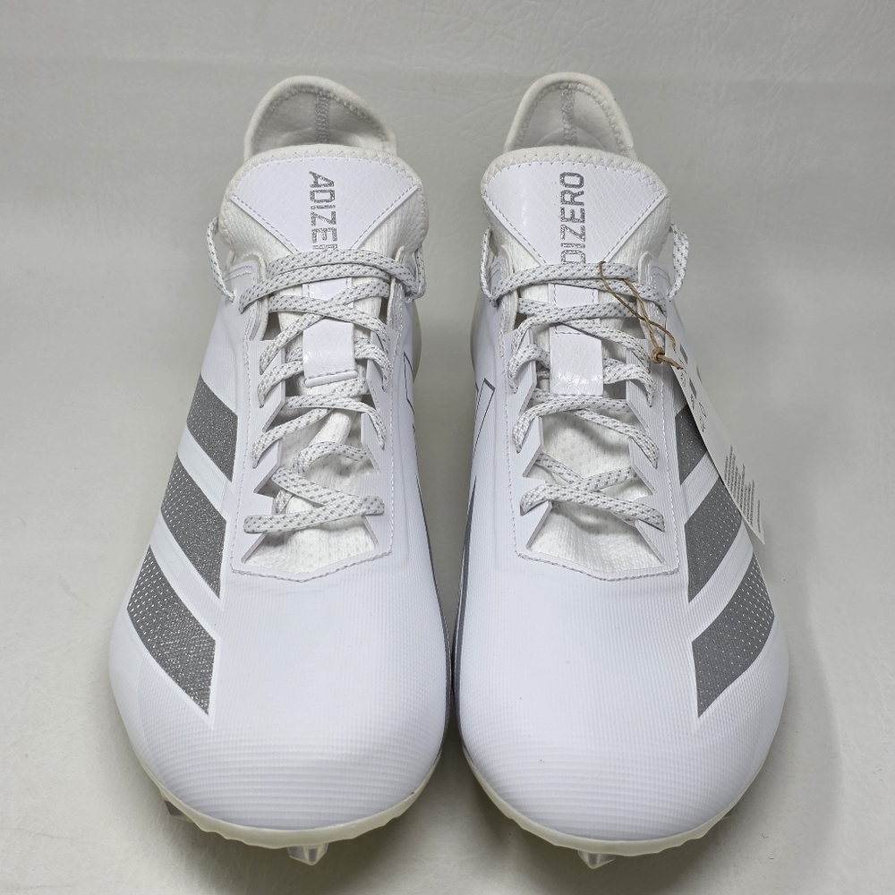 Adidas Adizero Electric 1 II Football Cleats White Silver IF1914 Men's Size 16 - Picture 7 of 12